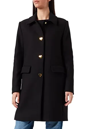 Moschino Lined Coat Giaccone, , 48 Donna