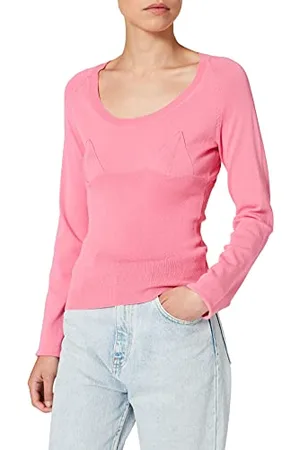 Pinko Terzino Maglione, Q76_Rosa-Luce Fluo, L Donna