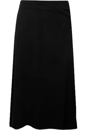Ulla Popken Gonna con Dettaglio Nodo Speciale 829360, , 56-58 Donna
