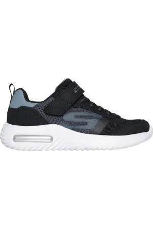 Skechers Bounder-Tech, Scarpe da Ginnastica, Black/Charcoal, 28.5 EU