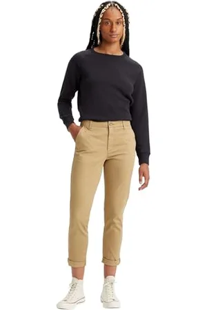 Dockers Weekend Chino Slim Fit, Extra Tall, Pantaloni Donna, (Harvest Gold), 31 Extra lungo