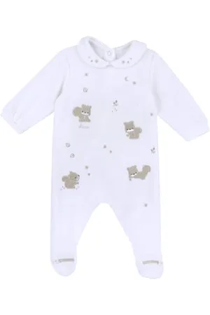 chicco Tutina Con Apertura Patello, In Ciniglia, Pigiama Bimba 0-24, , 6 mesi