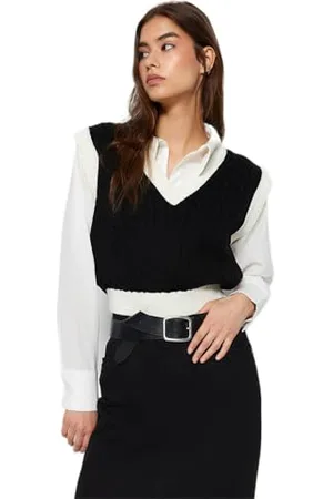 Trendyol Maglione da Donna con Maniche Zero Felpa