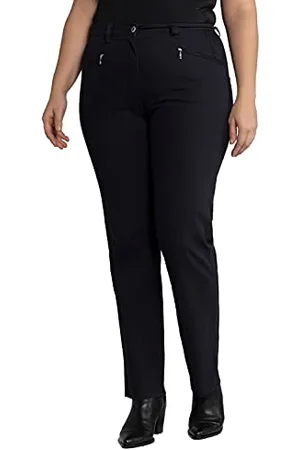Ulla Popken Große Größen Stretchhose Mony Pantaloni, (Navy 65403270), 50W / 32L Donna