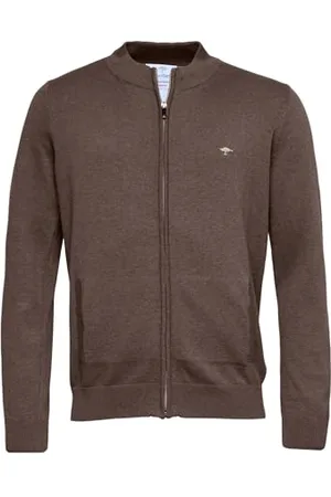 Fynch-Hatton Cardigan-Zip, Marrone ( 860), XXX-Large Uomo