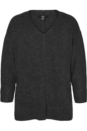 VERO MODA VMCFILUCA LS V-NCK Long Pull GA Cur Noos, Pullover