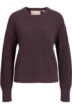 JACK & JONES Jxmila Twist Crew Neck Knit Noos Maglione Lavorato a Maglia, , M Donna