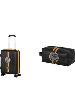 Dragon Ball Symbol - Valigia da Cabina ABS 4 Ruote + Borsa da Toilette