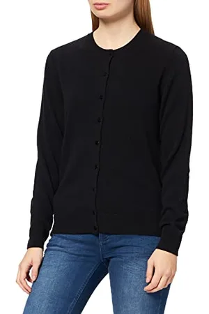 Benetton Maglia Coreana M/L 1002d5485, Maglione Cardigan Donna, , L