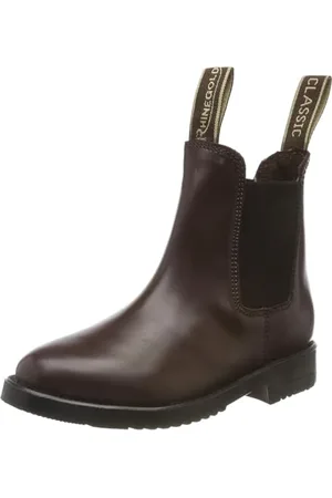 Rhinegold Boots-2-brown, Comfey-Stivaletti Classici Jodhpur, Taglia 2, Colore: Unisex-Bambini, 18 EU