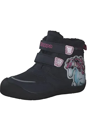 Kappa Flake Tex M, Scarpe da Neve, Navy/Pink, 25 EU