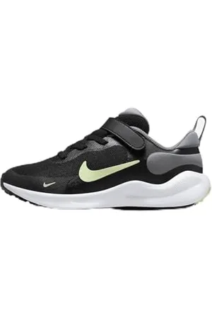 Nike Revolution 7, Sneaker, Black/Barely Volt/Smoke Grey/W, 28 EU