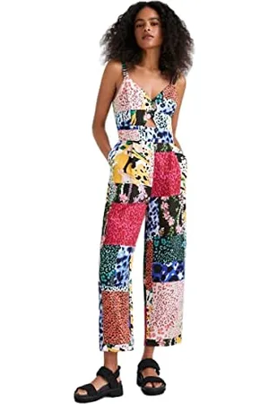 Desigual Mono_Mimi, 9019 Tutti Fruti Jeans, Materiale di Finiture, XS Donna