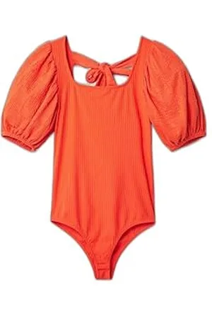 Desigual Body Blouse, Colore: Arancione, XL Donna