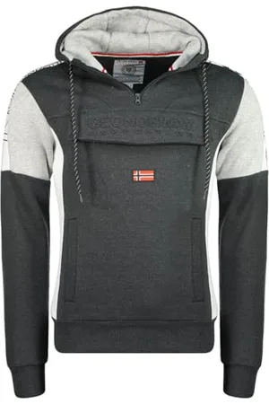 Geographical Norway Fago Men Hood Felpa con Cappuccio, , L Uomo