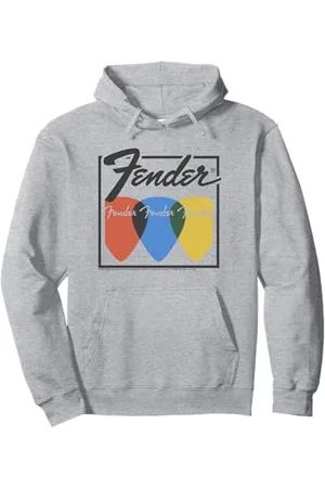 Fender Colorful Vintage Guitar Picks Felpa con Cappuccio