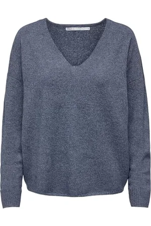 ONLY Bestseller A/S Onlrica Life L/S V-Collo Maglione Knt Noos, , XS Donna