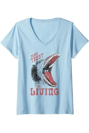 BEETLEJUICE Donna Never Trust the Living Maglietta con Collo a V