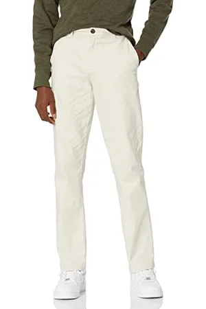 Amazon Pantaloni Chino Elasticizzati Casual vestibilità Sportiva (Disponibili in Taglie Extra Forti) Uomo, , 33W / 34L