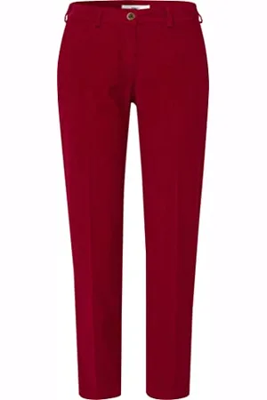 Brax Style Maron S Structure Velvet Pantaloni, , 27W x 30L Donna