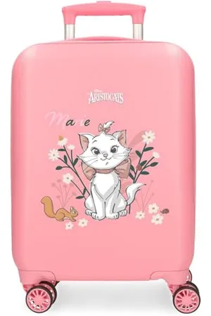 Disney Valigia per bambini rigida Chiusura a combinazione Laterale 4 ruote Bagagli a Mano è realizzato in ABS, un materiale rigido e leggero., , Valigia cabina