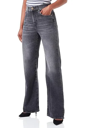 Pinko Wanda Wide Leg Denim Fix Coton