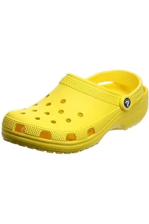 Crocs Classic Clog Unisex, Adulto Sabot, Zoccoli, Giallo (Lemon_7C1), 38/39 EU + Super Mario 5 Pack Shoe Charms, Multicolor, One Size
