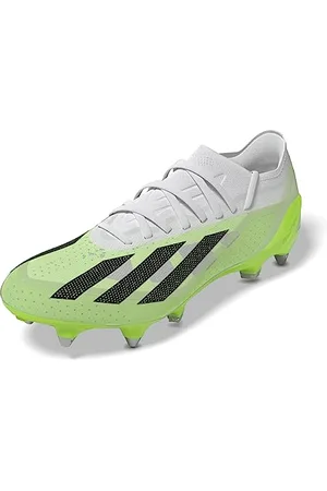 adidas X Crazyfast.1 SG, Football Shoes (Soft Ground) Unisex-Adulto, Ftwr White/Core Black/Lucid Lemon, 36 EU