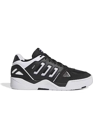 adidas Midcity Low Shoes, Scarpe da Basket Uomo, Core Black/Cloud White/Core Black, 39 1/3 EU