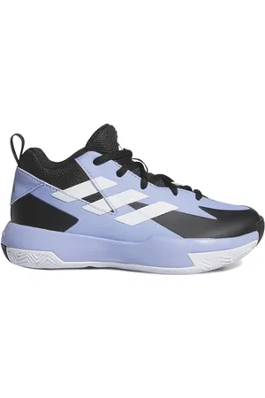 adidas Cross Em Up Select Mid Trainers Kids, Scarpe da Basket Unisex-Adulto, Blue Spark/Core Black/Cloud White, 33.5 EU