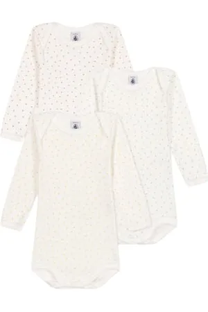 Petit Bateau A0BRH Body A Maniche Lunghe Unisex - Bimbi 0-24 12 Mesi