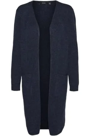 VERO MODA Vmdoffy Ls Long Open Cardigan Ga Noos, , M Donna