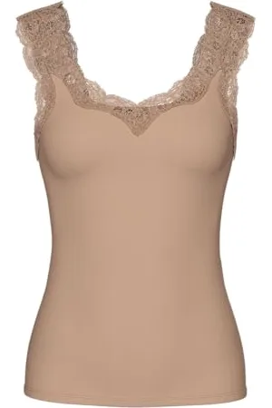 Pieces® PCBARBERA Lace Top Noos Canotta, , M Donna