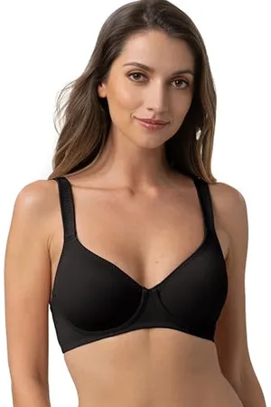 Dorina Lindsay Reggiseno Donna Senza Imbottitura con Ferretto, Microfibra Morbida, Copertura Totale, Spalline Regolabili, Supporto Confortevole