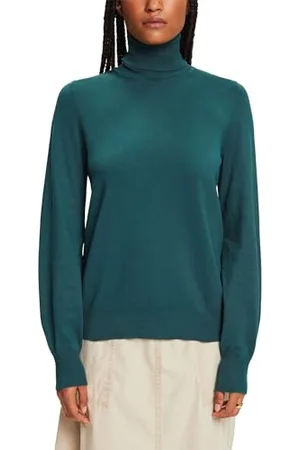 ESPRIT 093eo1i318 Maglione, 305/verde Smeraldo, XS Donna