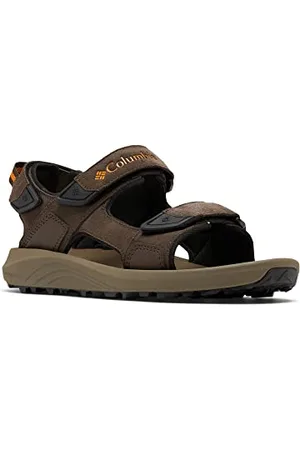 Columbia Trailstorm Hiker 3 Strap Sandali Da Trekking da Uomo, Marrone (Cordovan x Gold Amber), 40 EU