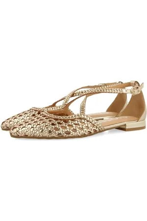 Ballerine Piatte Donna GIOSEPPO Atherton - Pelle Intrecciata Bianco E Nero - Foto 3