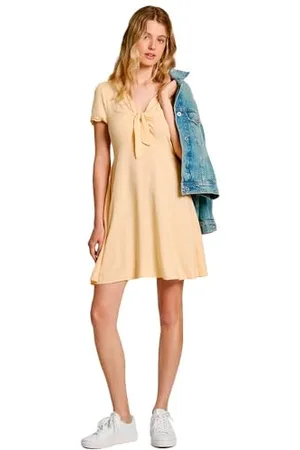 Pepe Jeans Nani Vestito, (Cornish Yellow), XS Donna