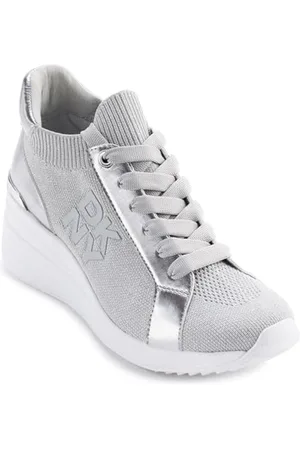 DKNY Kasia-Lace Up Wedge, Scarpe da Ginnastica Donna, , 40.5 EU