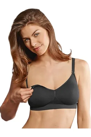 Anita Maternity Bra Wirefree And Seamfree Corsetto, (Black 001), 46 (Taglia Produttore: Large) Donna
