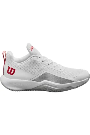 Wilson Rush PRO Lite, Tennis Shoe Uomo, White/Pearl Blue Red, 49 1/3 EU