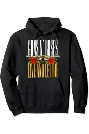 Guns N´Roses I ufficiali dal vivo e lascia morire Felpa con Cappuccio