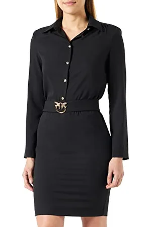 Pinko Abile Abito Crepe Fluido con F Vestito Casual, , 50 Donna