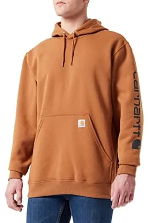 Carhartt Loose Fit Midweight Logo Sleeve Graphic Sweatshirt, Felpa con cappuccio Uomo, , S