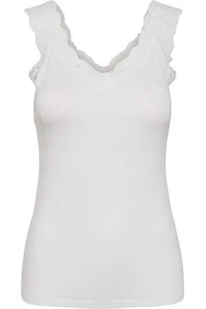 Pieces® PCBARBERA Lace Top Noos Canottiera, , XS Donna
