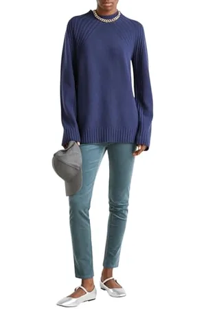 Benetton Maglia Lupetto M/L 1244D203E Maglione, , XS Donna