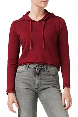 Urban classics Felpa con Cappuccio da Donna in Spugna, , M