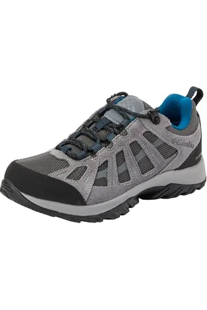 Columbia Redmond 3 WP, Scarpe da Trekking Basse Uomo, Shark/Phoenix Blue 2024, 48 EU