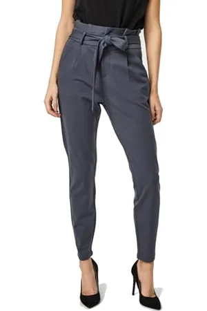 VERO MODA Vmeva Hr Loose Paperbag Pant Ga Noos, Pantaloni Donna, , M / 32L