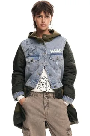 Desigual Donna Woman Woven Parka, , M